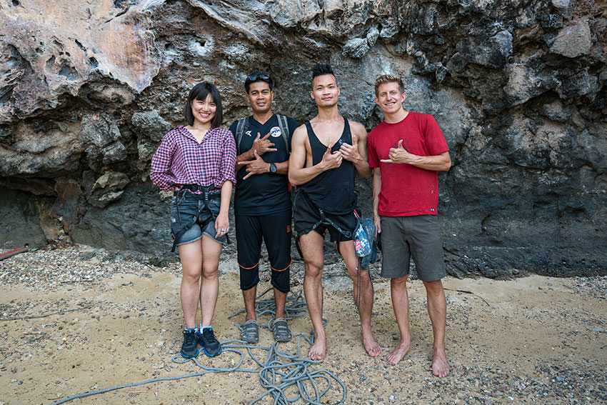 Rock Climbing Crew Railay Beach