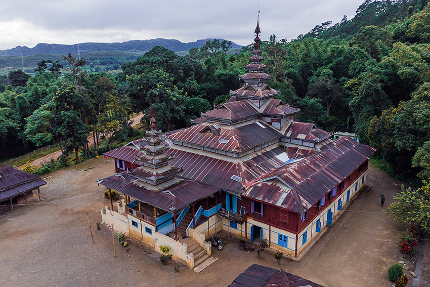 The Teetain Buddhist Monastery, Myanmar